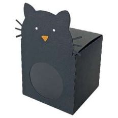 black cat peek a boo box