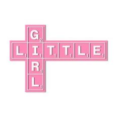 scrabble words little girl