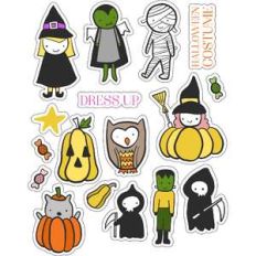 ml halloween costume stickers