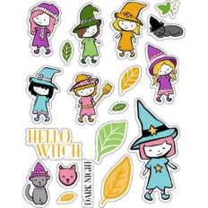 ml hello witch stickers