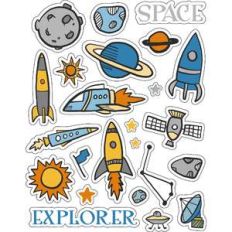 ml kid space stickers