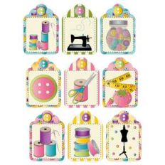 sewing-themed gift tags