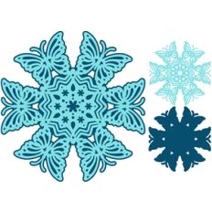 butterfly snowflake