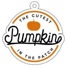 cutest pumpkin label and tag