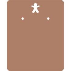gingerbread earring card