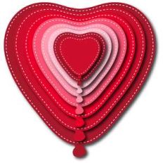 nested stitched heart balloons