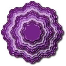 nested stitched doily
