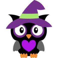 halloween witch owl