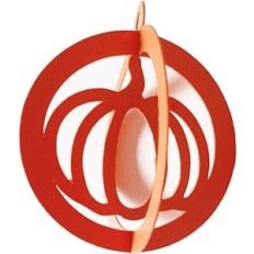 3d pumpkin ornament