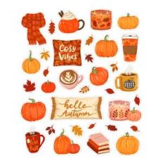 cozy autumn planner stickers