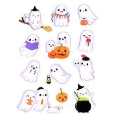 halloween kawaii ghost stickers