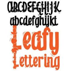 zp leafy lettering
