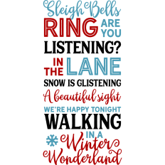 walking in a winter wonderland