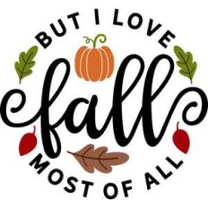 but i love fall most of all
