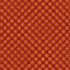 orange fall plaid pattern