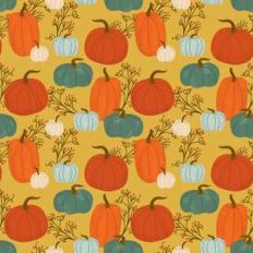 autumn pumpkins pattern