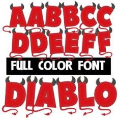 diablo color font