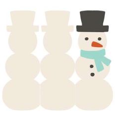 snowman trifold card