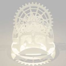 gear pop-up merry-go-round