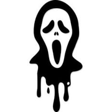scary scream face