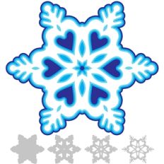 snowflake layering set