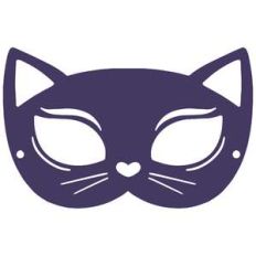fancy cat costume mask