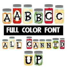 all canned up color font