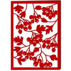 hawthorn berry card