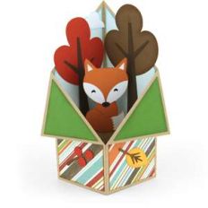 tuxedo box card fox