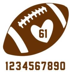 football heart