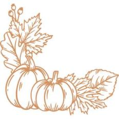 pumpkin corner frame
