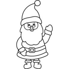 santa outline