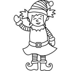 girl christmas elf