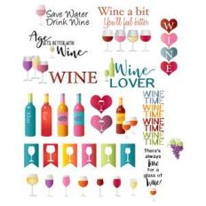 wine planning stickers