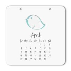 2021 calendar april