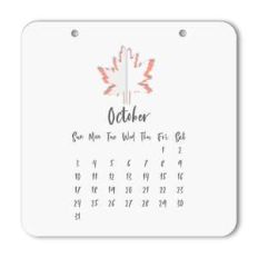 2021 calendar october