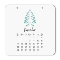 2021 calendar december