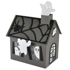 ghost house spooktown village lantern