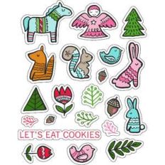 ml swedish christmas stickers