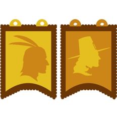 pilgram and indian pennant