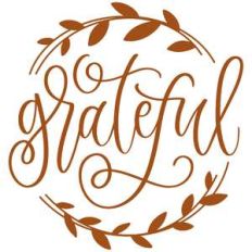 grateful swirly leaf wreath