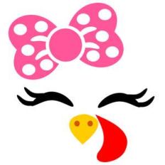 cute turkey girl lashes face