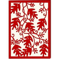 oak leaf vine card