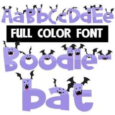 boodle bat color font