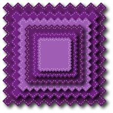 nested stitched pinking squares