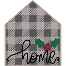 home buffalo plaid with holly