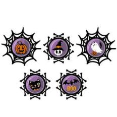 halloween layered labels