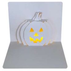 jack o' lantern popup card