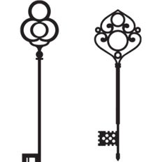 ornate skeleton keys