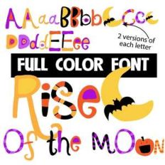 rise of the moon color font
